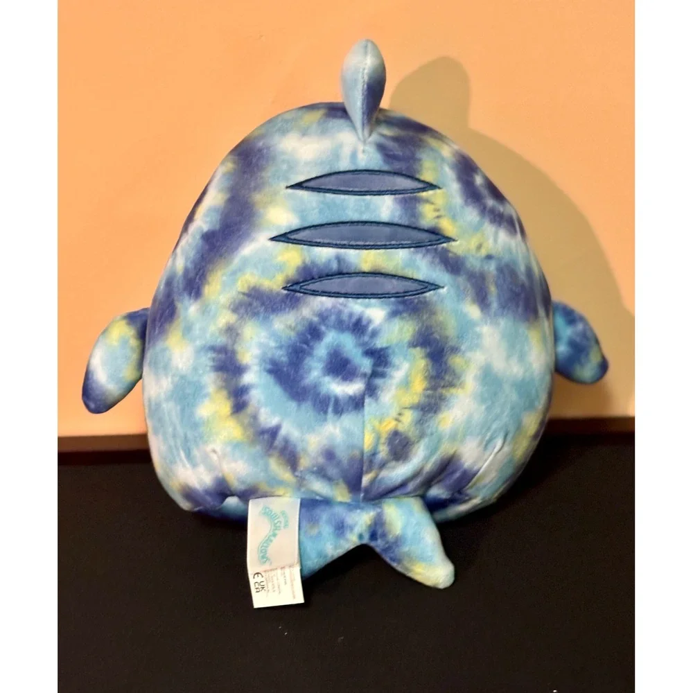 NWT Squishmallows Luther Blue Tie Dye Shark 8 Inch Plush Stuffed Animal S8-#621